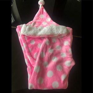 Fleece PJ pants and hat